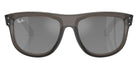 Ray-Ban RBR0501S Boyfriend Reverse 6707GS 56 - Transparent Dark Gray / Silver Mirrored #id:rbr0501s6707gs_s:100100