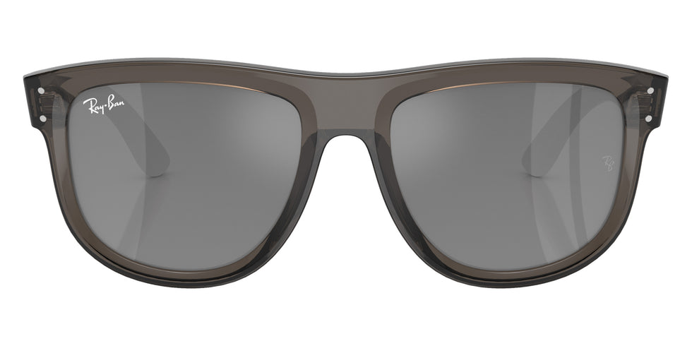Ray-Ban RBR0501S Boyfriend Reverse 6707GS 56 - Transparent Dark Gray / Silver Mirrored #id:rbr0501s6707gs_s:100100
