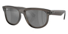 Ray-Ban RBR0501S Boyfriend Reverse 6707GS 56 - Transparent Dark Gray / Silver Mirrored #id:rbr0501s6707gs_s:100105