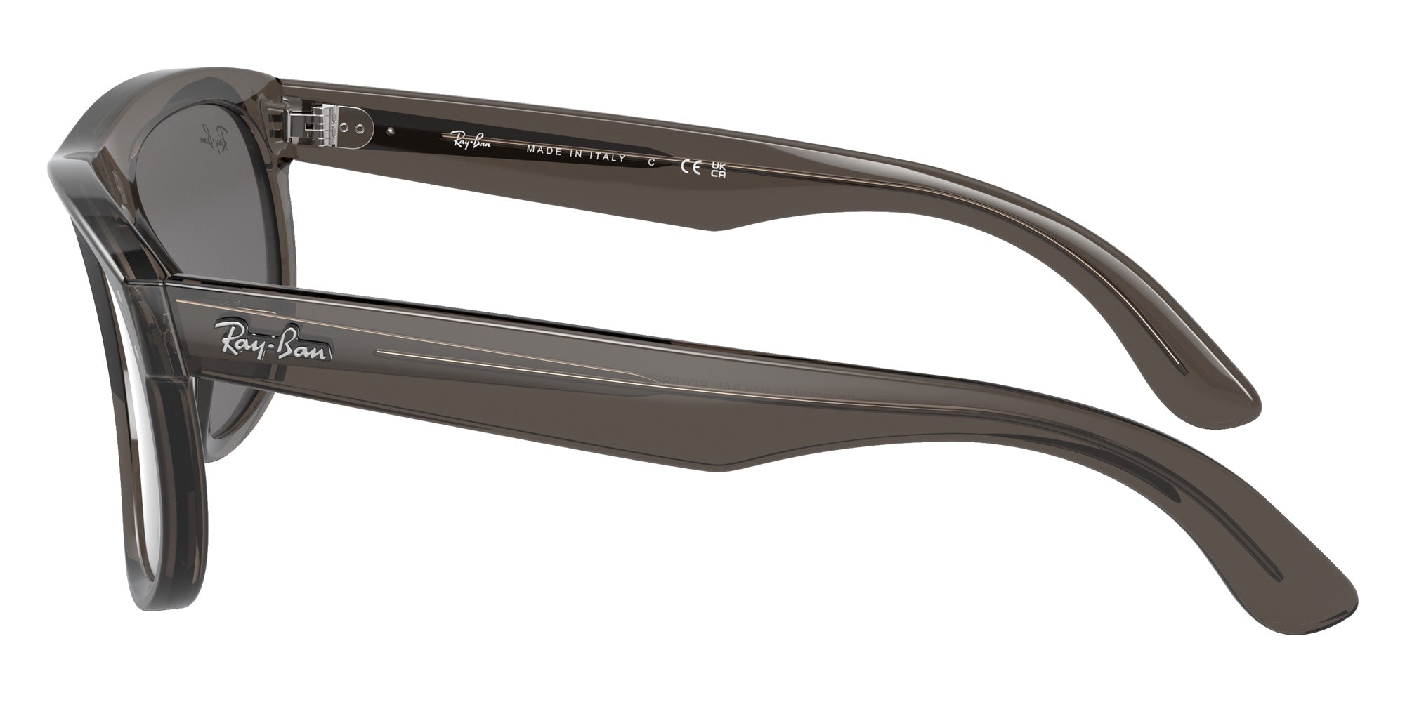 Ray-Ban RBR0501S Boyfriend Reverse 6707GS 56 - Transparent Dark Gray / Silver Mirrored #id:rbr0501s6707gs_s:100110