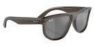 Ray-Ban RBR0501S Boyfriend Reverse 6707GS 56 - Transparent Dark Gray / Silver Mirrored #id:rbr0501s6707gs_s:100120