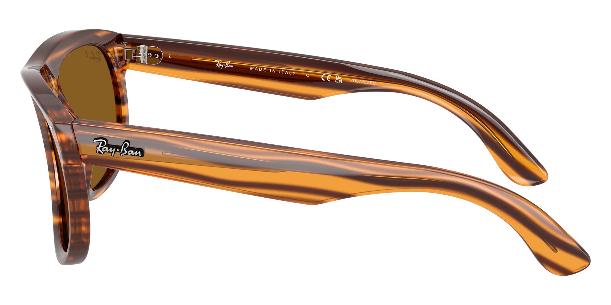 Ray-Ban RBR0501S Boyfriend Reverse 679183 56 - Striped Havana / Polarized Dark Brown #id:rbr0501s679183_s:102110