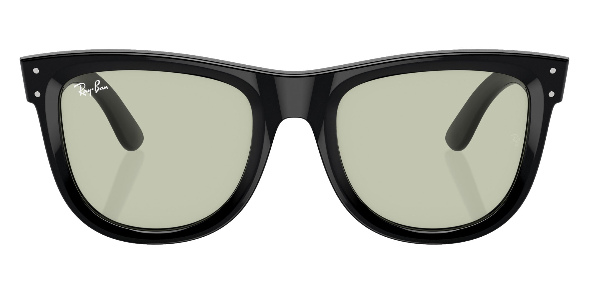 Ray-Ban RBR0502S Wayfarer Reverse 6677/2 50 - Black / Light Green #id:rbr0502s66772_s:100100