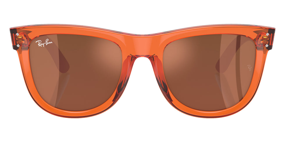 Ray-Ban RBR0502S Wayfarer Reverse 6712GM 53 - Transparent Orange / Copper Mirrored #id:rbr0502s6712gm_s:100100