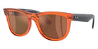 Ray-Ban RBR0502S Wayfarer Reverse 6712GM 53 - Transparent Orange / Copper Mirrored #id:rbr0502s6712gm_s:100105