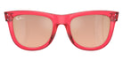 Ray-Ban RBR0502S Wayfarer Reverse 67132O 53 - Transparent Red / Light Gold Mirrored #id:rbr0502s67132o_s:100100