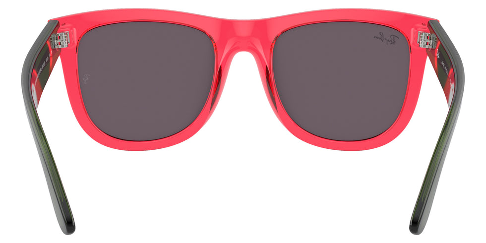 Ray-Ban RBR0502S Wayfarer Reverse 67132O 53 - Transparent Red / Light Gold Mirrored #id:rbr0502s67132o_s:100115