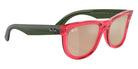 Ray-Ban RBR0502S Wayfarer Reverse 67132O 53 - Transparent Red / Light Gold Mirrored #id:rbr0502s67132o_s:100120