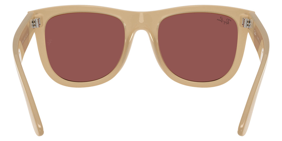 Ray-Ban RBR0502S Wayfarer Reverse 678069 50 - Opal Beige & Honey / Dark Violet #id:rbr0502s678069_s:102115