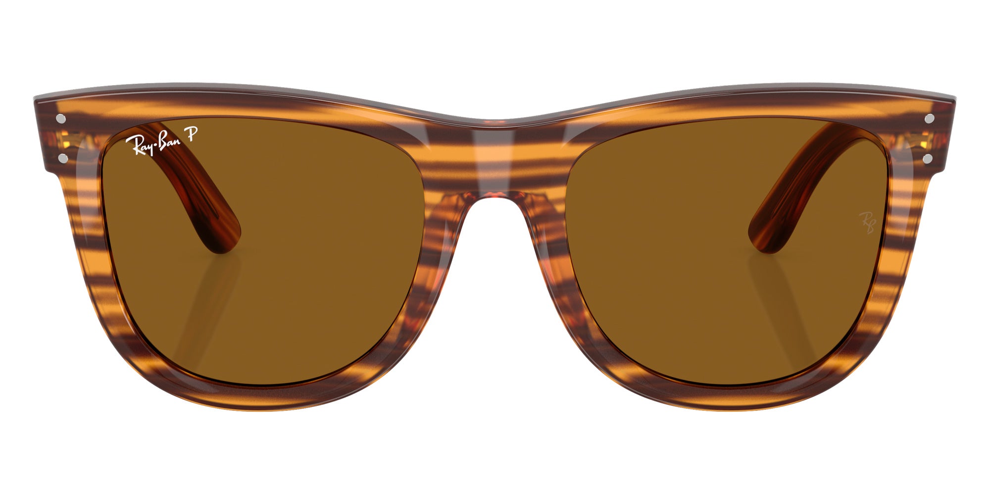 Ray-Ban RBR0502S Wayfarer Reverse 679183 50 - Striped Havana / Polarized Dark Brown #id:rbr0502s679183_s:106100