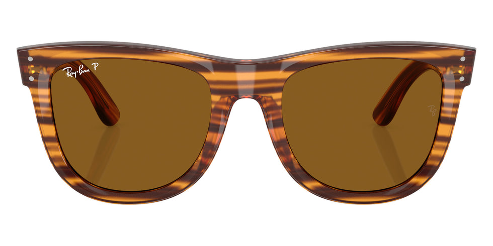 Ray-Ban RBR0502S Wayfarer Reverse 679183 50 - Striped Havana / Polarized Dark Brown #id:rbr0502s679183_s:106100