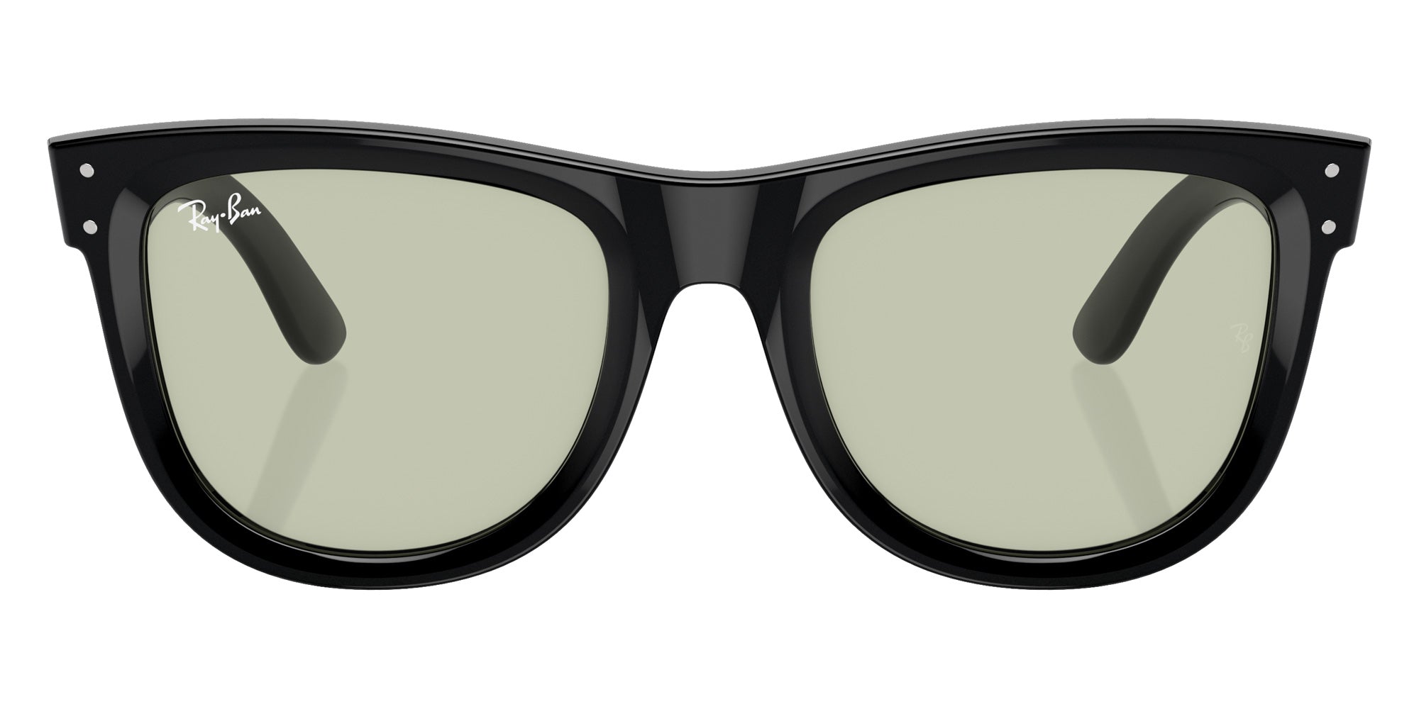 Ray-Ban RBR0502SF Wayfarer Reverse 6677/2 53 - Black / Light Green #id:rbr0502sf66772_s:100100