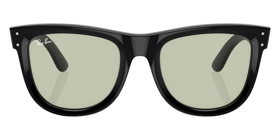 Ray-Ban RBR0502SF Wayfarer Reverse 6677/2 53 - Black / Light Green #id:rbr0502sf66772_s:100100