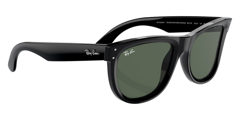 Ray-Ban RBR0502SF Wayfarer Reverse 6677VR 53 - Black / Dark Green #id:rbr0502sf6677vr_s:102120