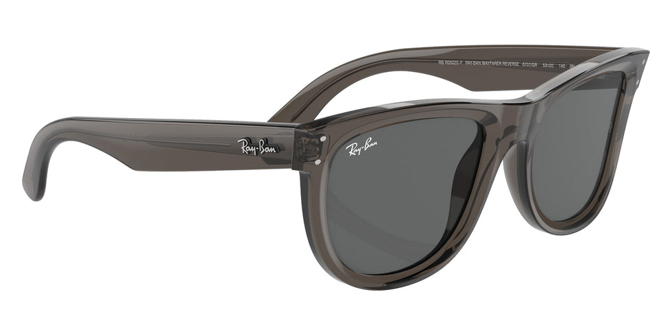 Ray-Ban RBR0502SF Wayfarer Reverse 6707GR 53 - Transparent Dark Gray / Dark Gray #id:rbr0502sf6707gr_s:104120