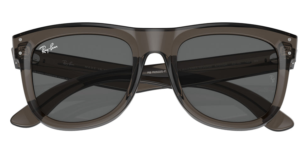 Ray-Ban RBR0502SF Wayfarer Reverse 6707GR 53 - Transparent Dark Gray / Dark Gray #id:rbr0502sf6707gr_s:104125