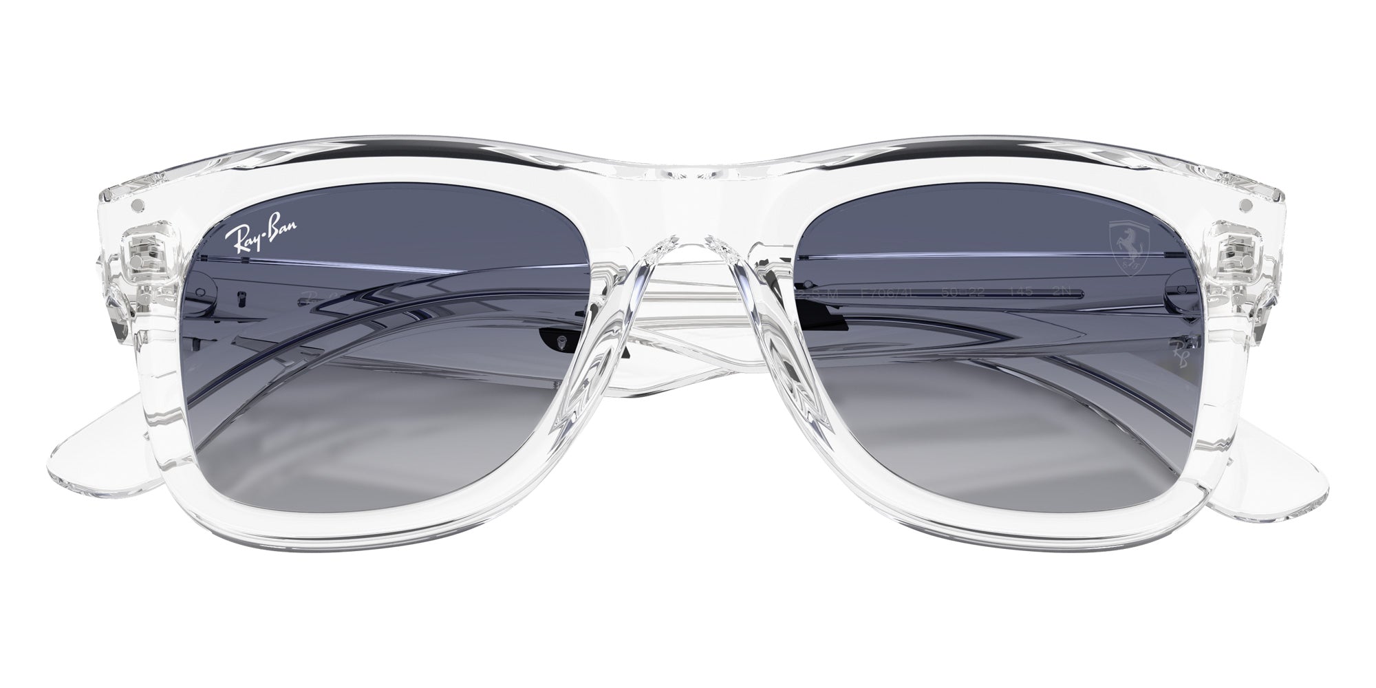 Ray-Ban RBR0502SM Charles Leclerc Driver Special Edition 2026 - Scuderia Ferrari Collection F7064L 50 - Transparent #id:rbr0502smf7064l_s:100125
