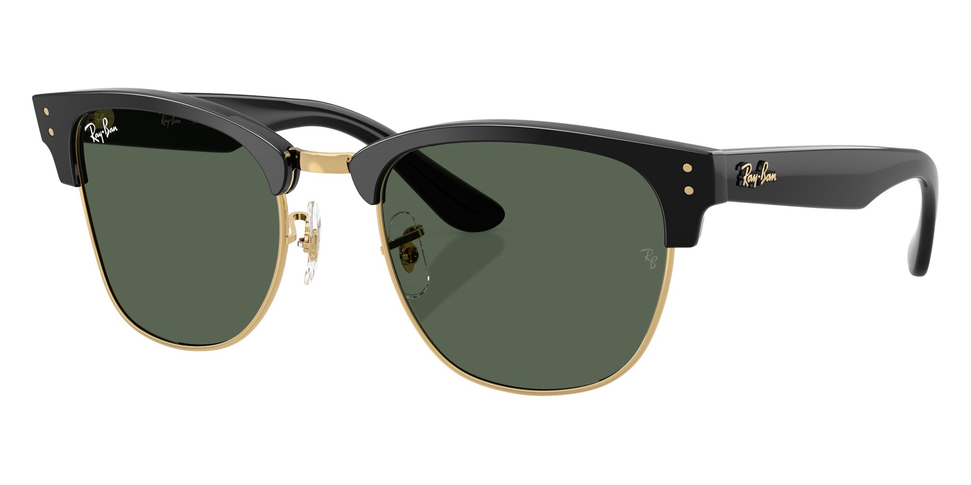 Ray-Ban RBR0504S Clubmaster Reverse 6677VR 54 - Black on Arista / Dark Green #id:rbr0504s6677vr_s:110105