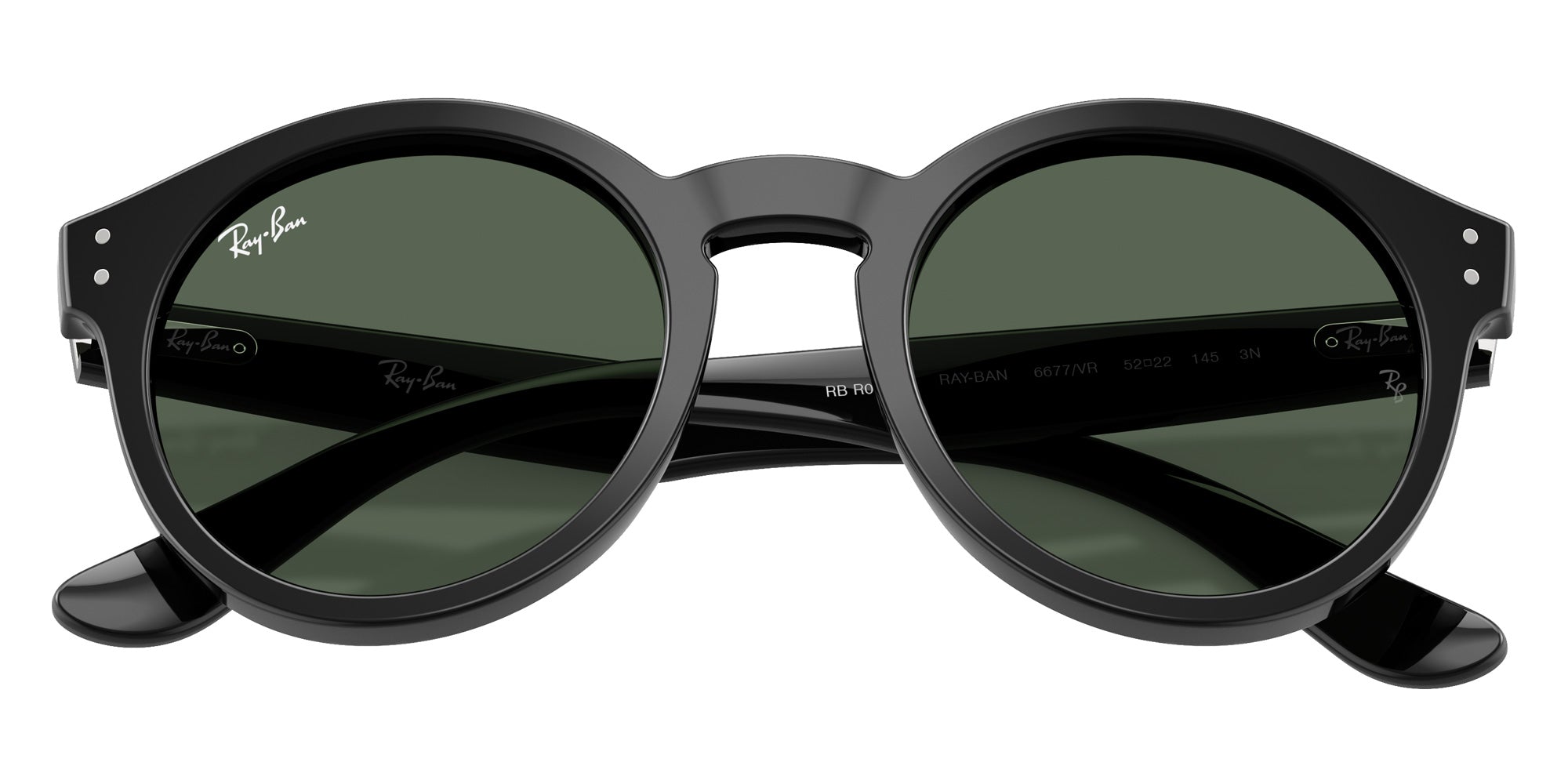 Ray-Ban RBR0505S 2180 Reverse 6677VR 52 - Black / Dark Green #id:rbr0505s6677vr_s:100125
