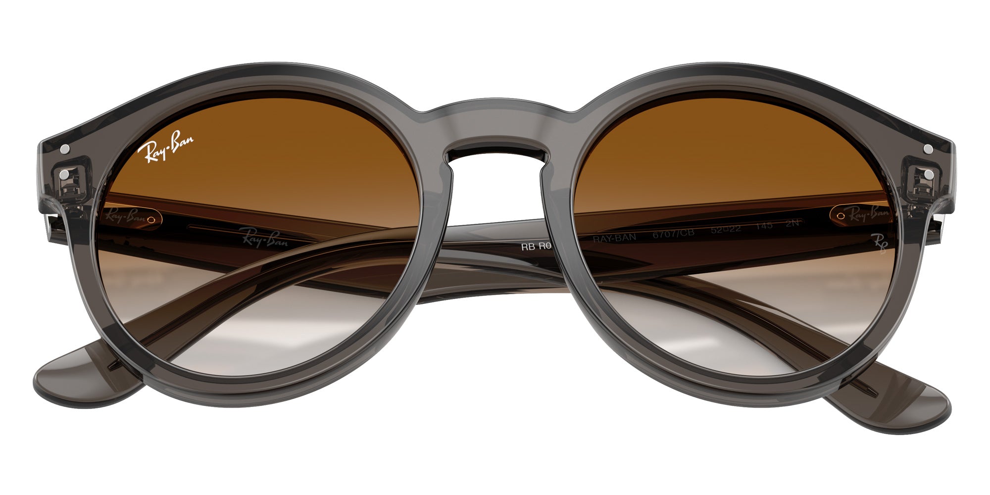 Ray-Ban RBR0505S 2180 Reverse 6707CB 52 - Transparent Dark Gray / Clear Gradient Brown #id:rbr0505s6707cb_s:102125