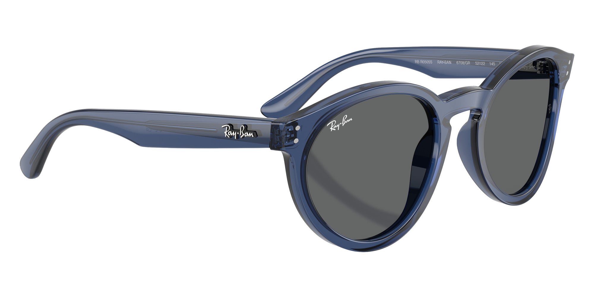 Ray-Ban RBR0505S 2180 Reverse 6708GR 52 - Transparent Navy Blue / Dark Gray #id:rbr0505s6708gr_s:104120