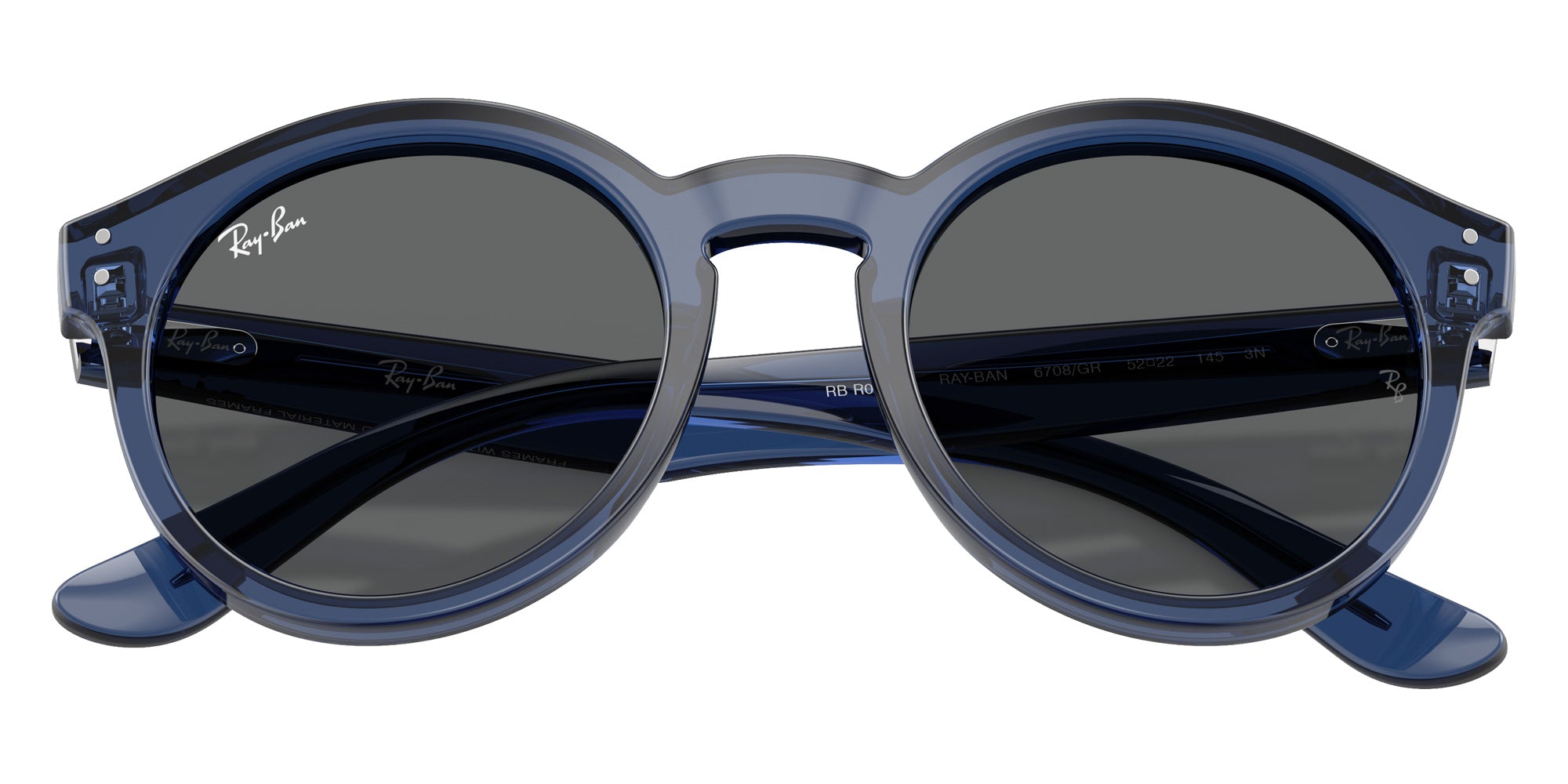 Ray-Ban RBR0505S 2180 Reverse 6708GR 52 - Transparent Navy Blue / Dark Gray #id:rbr0505s6708gr_s:104125