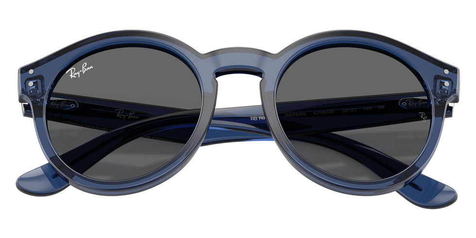Ray-Ban RBR0505S 2180 Reverse 6708GR 52 - Transparent Navy Blue / Dark Gray #id:rbr0505s6708gr_s:104125