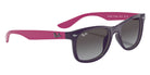 Ray-Ban RB9052S New Wayfarer 70218G 48 - Violet / Light Gray/Dark Gray #id:rj9052s70218g_s:100120