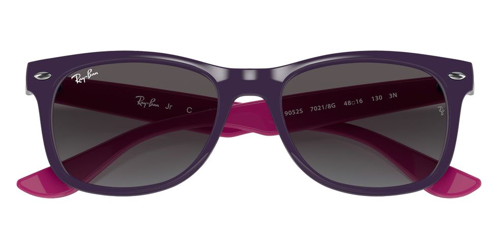 Ray-Ban RB9052S New Wayfarer 70218G 48 - Violet / Light Gray/Dark Gray #id:rj9052s70218g_s:100125