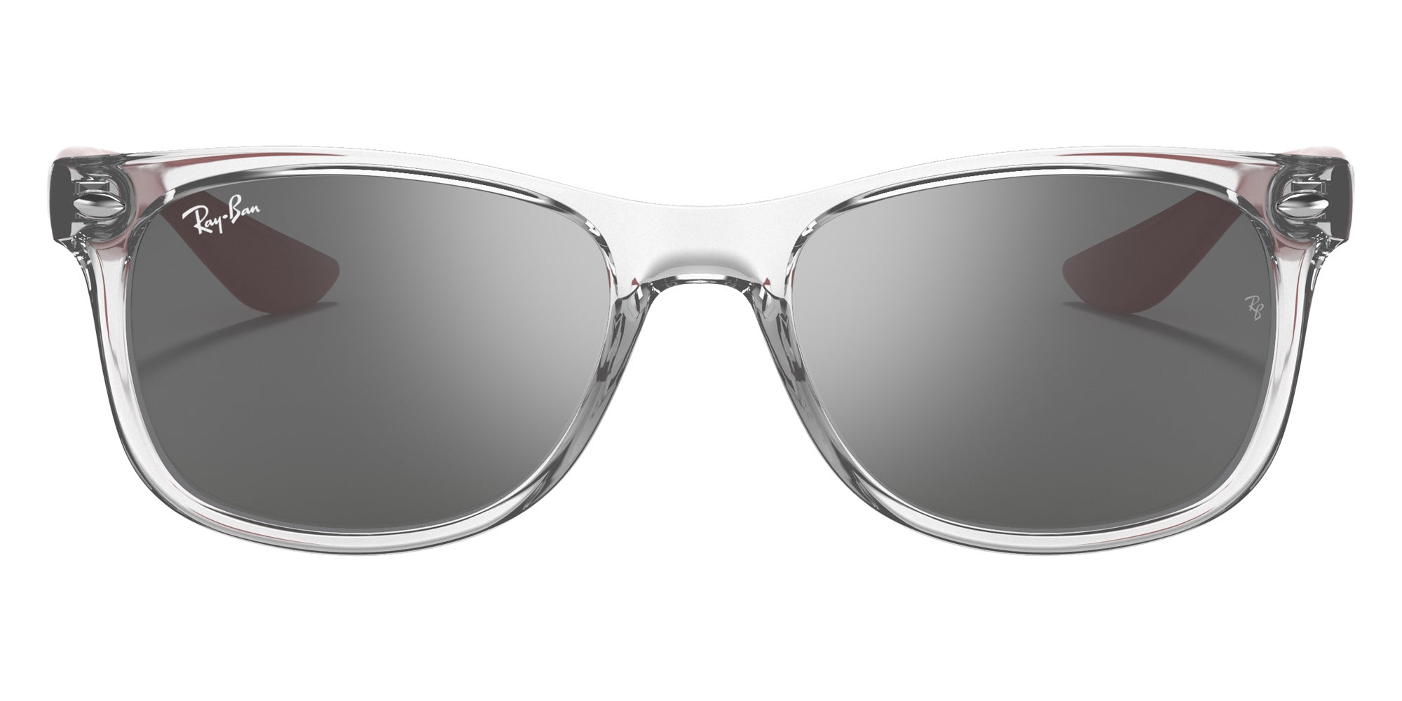 Ray-Ban RB9052S New Wayfarer 70636G 48 - Transparent Gray / Gray/Silver Mirrored #id:rj9052s70636g_s:102100