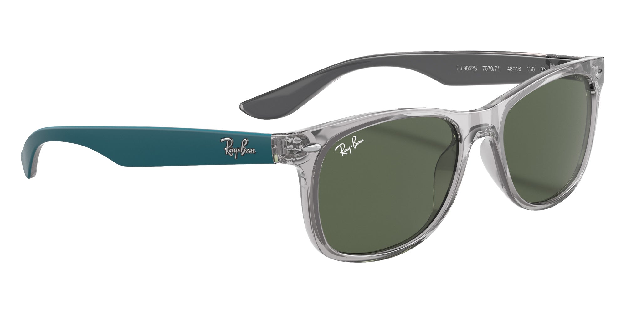 Ray-Ban RB9052S New Wayfarer Kids 707071 48 - Transparent Gray #id:rj9052s707071_s:100120