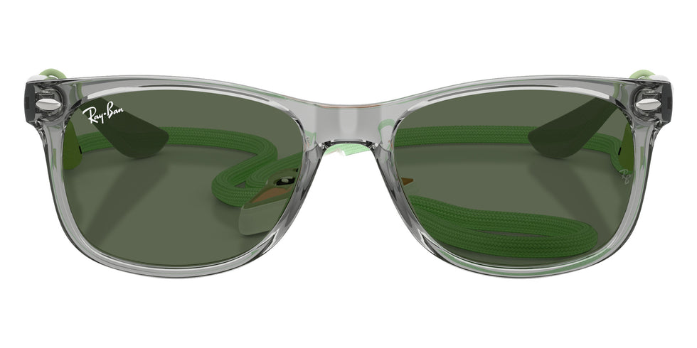 Ray-Ban RB9052S Ray-Ban Star Wars™ - Grogu Mini New Wayfarer 722871 47 - Transparent Gray / Dark Green #id:rj9052s722871_s:100100