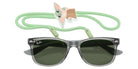 Ray-Ban RB9052S Ray-Ban Star Wars™ - Grogu Mini New Wayfarer 722871 47 - Transparent Gray / Dark Green #id:rj9052s722871_s:100125