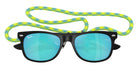 Ray-Ban RB9052SF New Wayfarer Summer Capsule 702855 50 - Rubber Black / Light Green Mirrored Blue #id:rj9052sf702855_s:100125