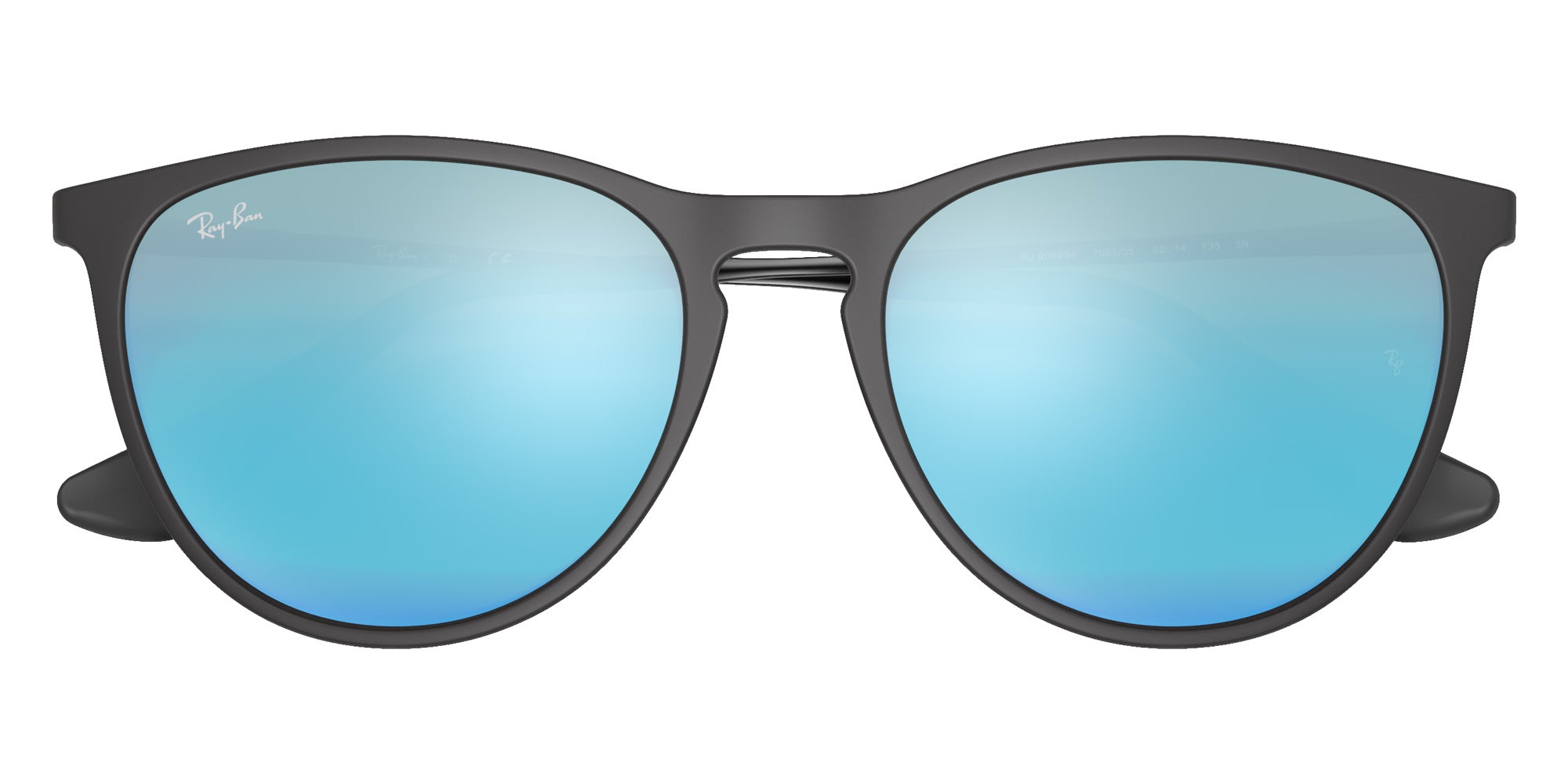 Ray-Ban RB9060SF Erika 700555 52 - Rubber Black / Blue Flash Mirrored #id:rj9060sf700555_s:100125