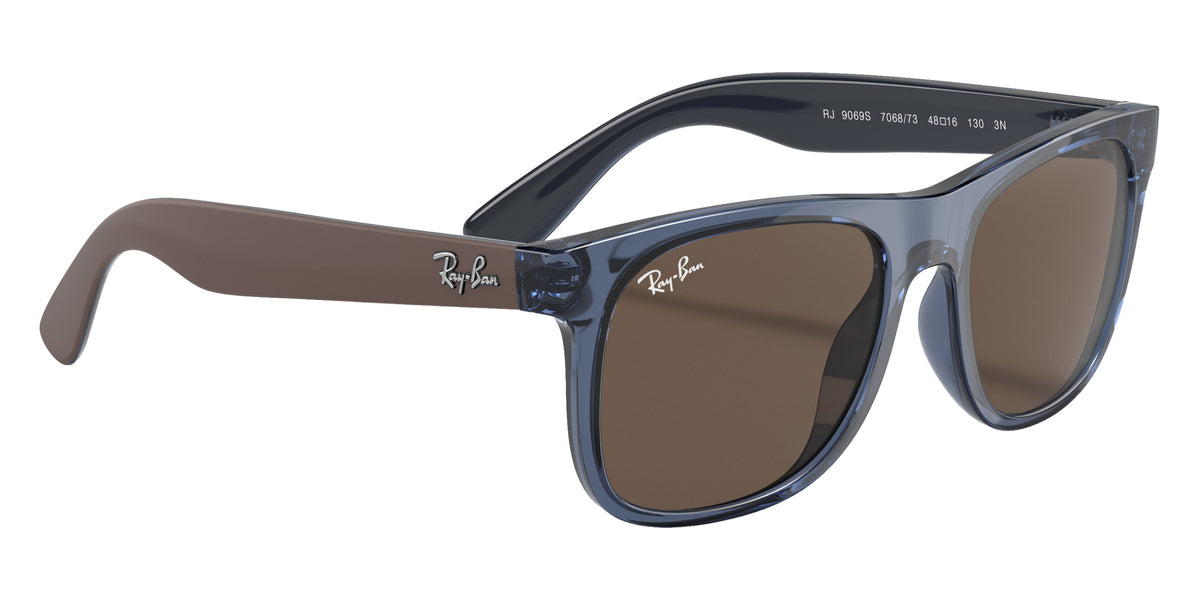 Ray-Ban RB9069S Justin 706873 48 - Transparent Blue / Dark Brown #id:rj9069s706873_s:100120