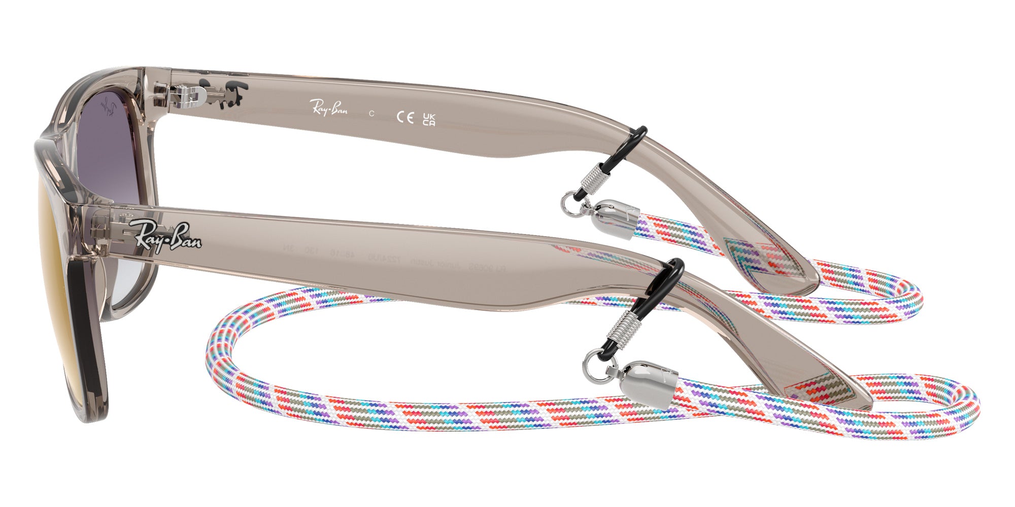 Ray-Ban RB9069S Justin Summer Capsule 7224U0 48 - Transparent Gray #id:rj9069s7224u0_s:102110