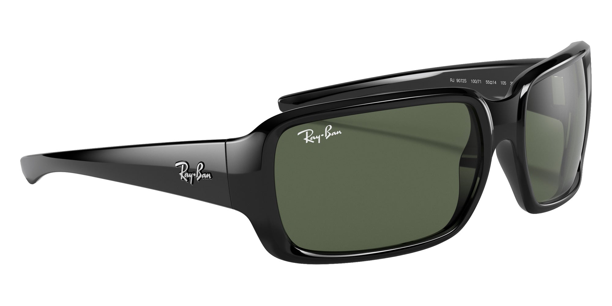 Ray-Ban RB9072S 100/71 51 - Black / Dark Green #id:rj9072s10071_s:100120