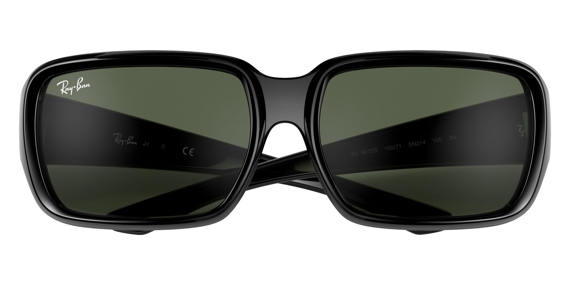 Ray-Ban RB9072S 100/71 51 - Black / Dark Green #id:rj9072s10071_s:100125