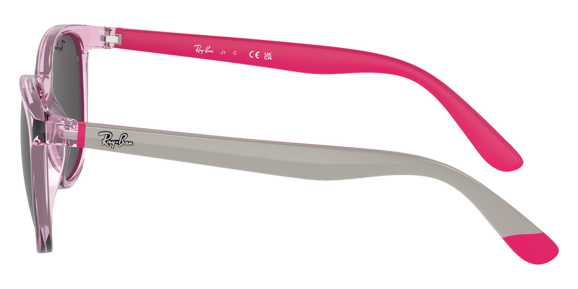 Ray-Ban RB9079S 716587 49 - Transparent Pink / Dark Gray #id:rj9079s716587_s:100110
