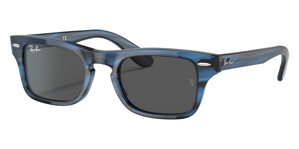 Ray-Ban RB9083S Burbank 707287 45 - Striped Blue / Dark Gray #id:rj9083s707287_s:100105