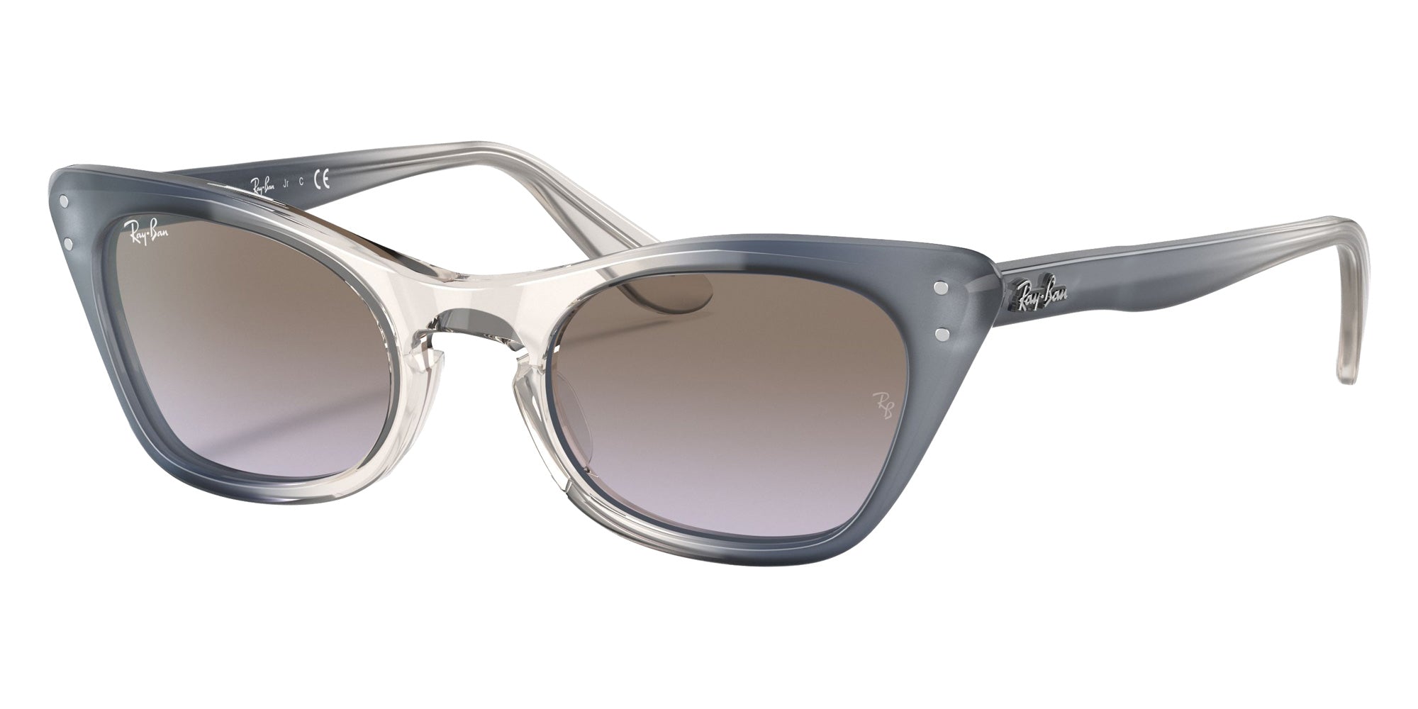 Ray-Ban RB9099S Miss Burbank 71054Q 43 - Transparent Blue / Lilac Gradient Gray #id:rj9099s71054q_s:102105