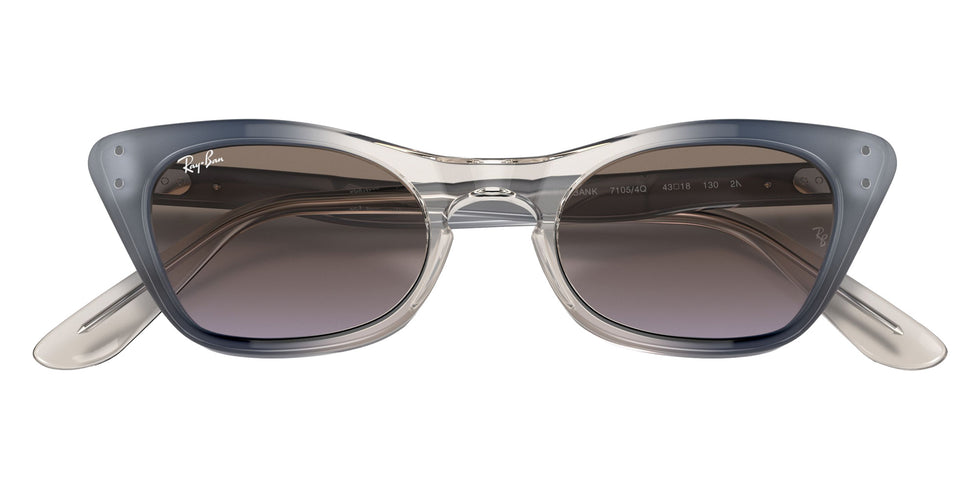 Ray-Ban RB9099S Miss Burbank 71054Q 43 - Transparent Blue / Lilac Gradient Gray #id:rj9099s71054q_s:102125