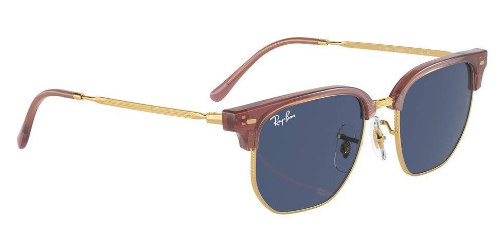 Ray-Ban RB9116S New Clubmaster 715680 47 - Opal Pink on Gold / Dark Blue #id:rj9116s715680_s:100120
