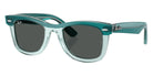 Ray-Ban RB9140S Mini Street Neat 721387 45 - Green Transparent #id:rj9140s721387_s:104105