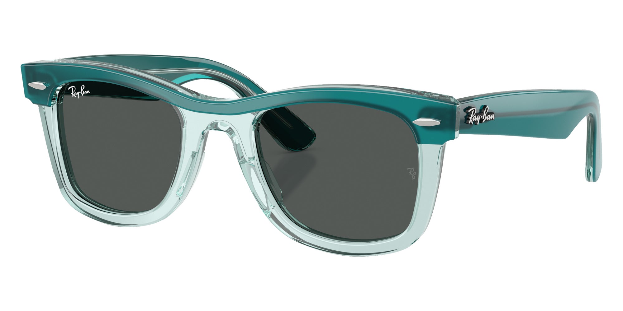Ray-Ban RB9140S Mini Street Neat 721387 45 - Green Transparent #id:rj9140s721387_s:104105
