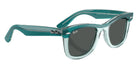 Ray-Ban RB9140S Mini Street Neat 721387 45 - Green Transparent #id:rj9140s721387_s:104120