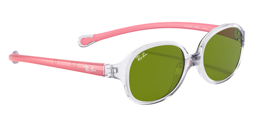 Ray-Ban RB9187S 7082/2 39 - Transparent Light Violet / Green #id:rj9187s70822_s:102120