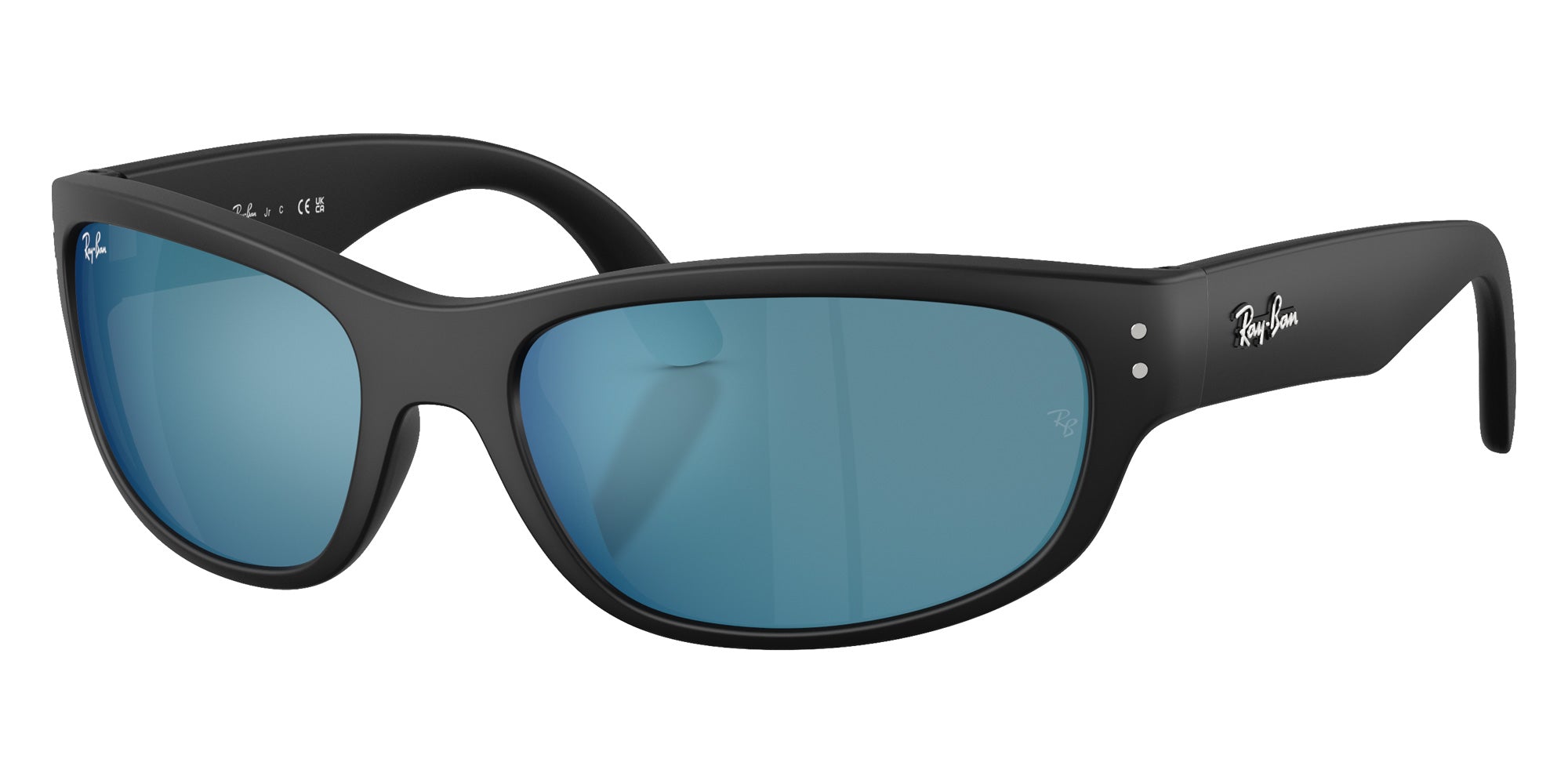 Ray-Ban RB9189S Balorama 100S55 55 - Matte Black / Dark Blue Mirrored Blue #id:rj9189s100s55_s:100105
