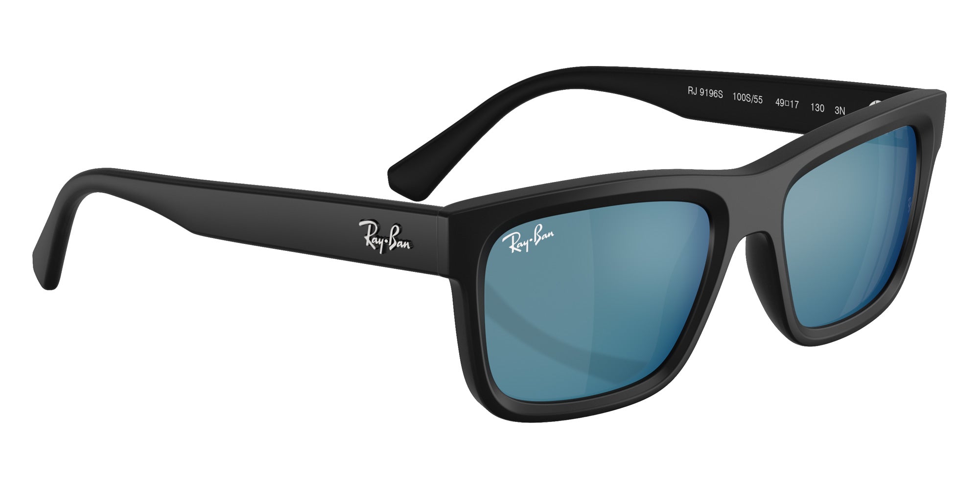 Ray-Ban RB9196S 100S55 49 - Matte Black / Dark Blue Mirrored Blue #id:rj9196s100s55_s:100120